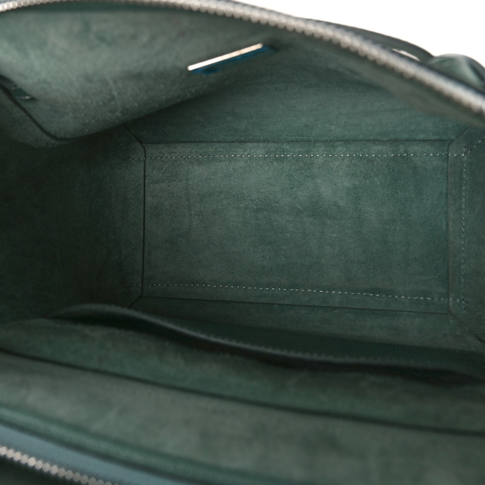 Grained Calfskin Micro Belt Bag Celadon