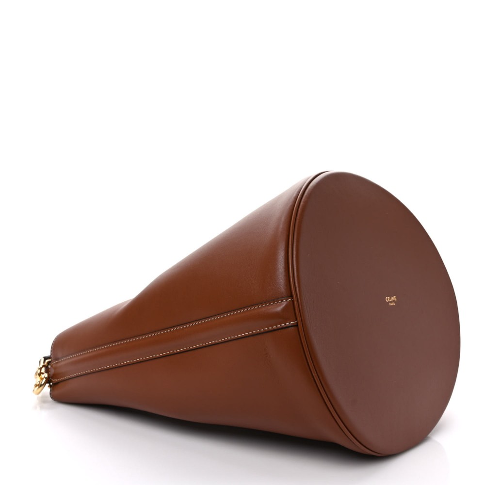 Smooth Calfskin Bucket 16 Bag Tan