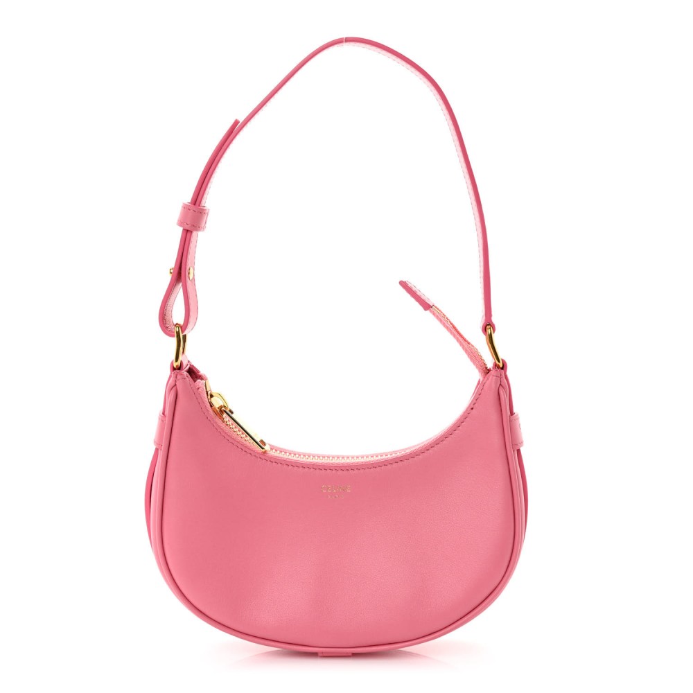 Smooth Calfskin Mini Ava Shoulder Bag Pink