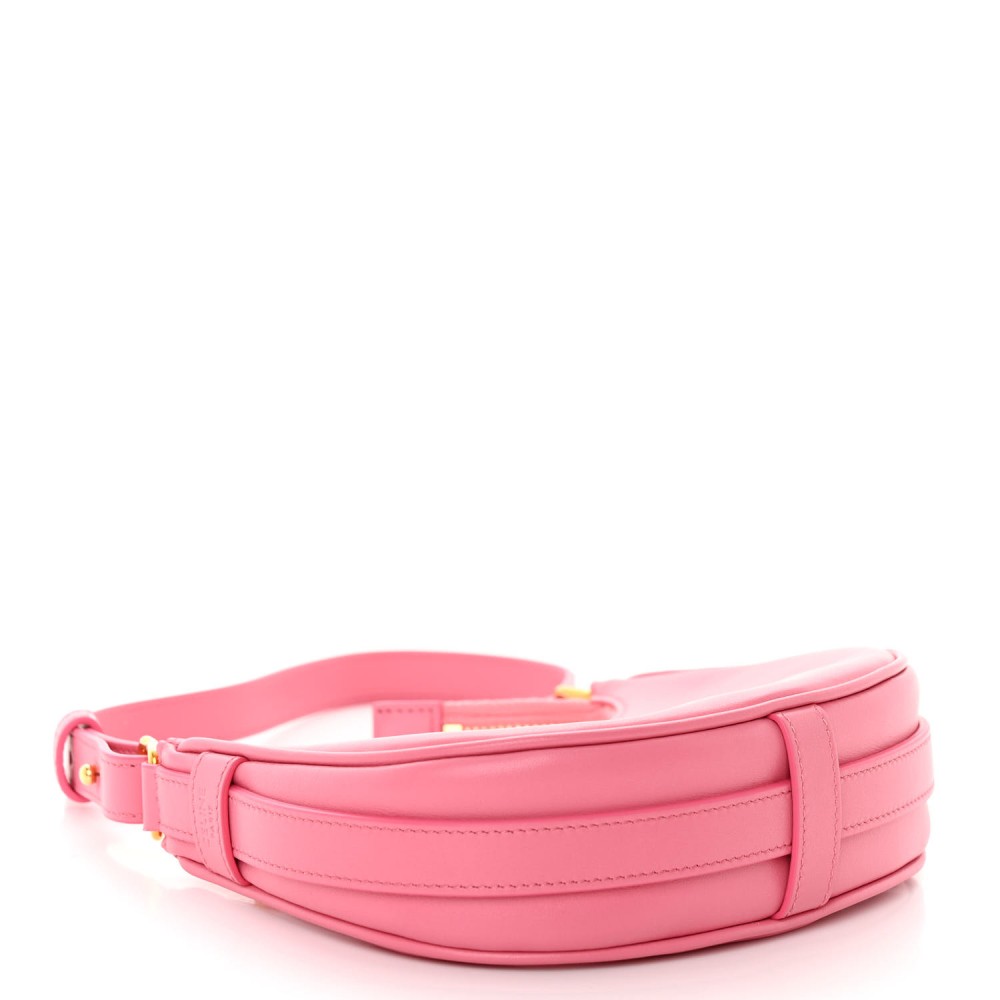 Smooth Calfskin Mini Ava Shoulder Bag Pink