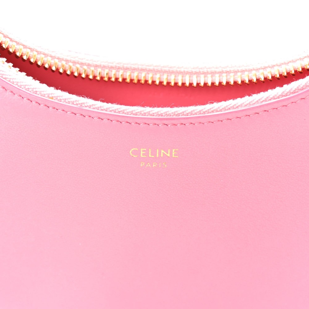 Smooth Calfskin Mini Ava Shoulder Bag Pink