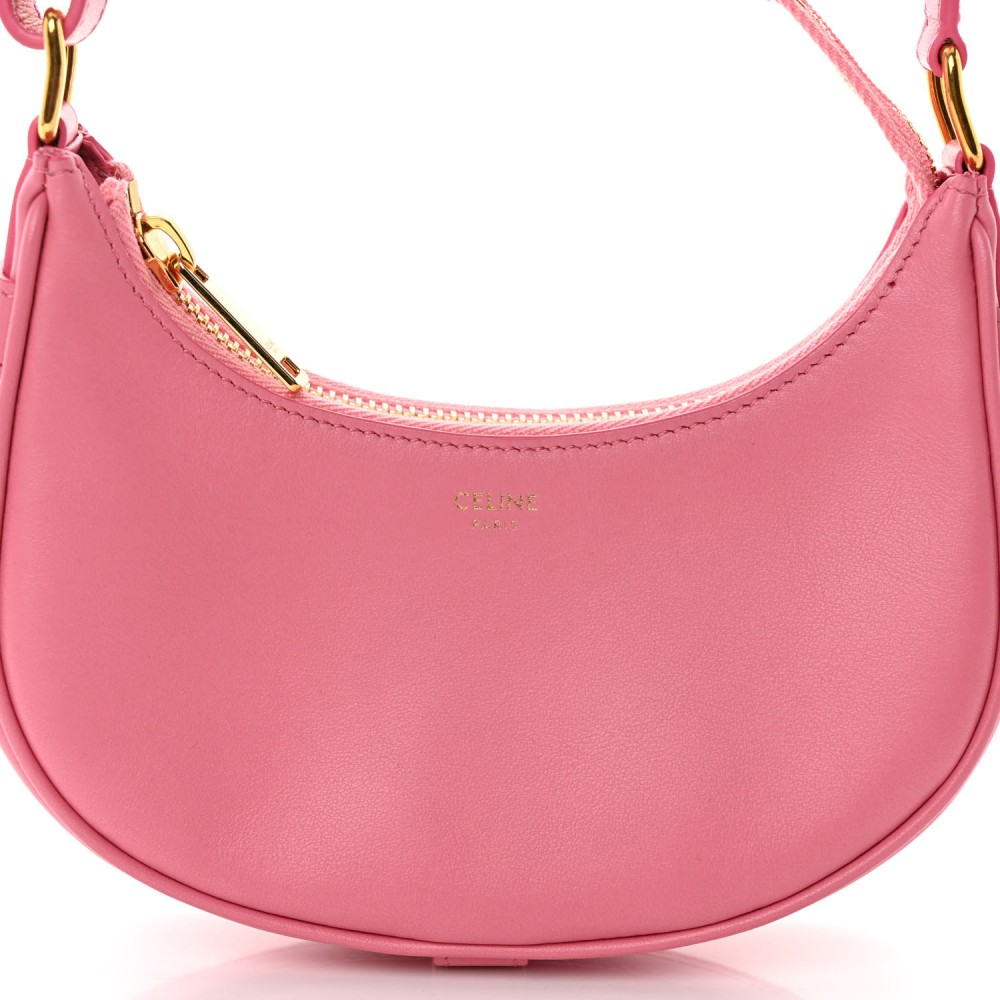 Smooth Calfskin Mini Ava Shoulder Bag Pink