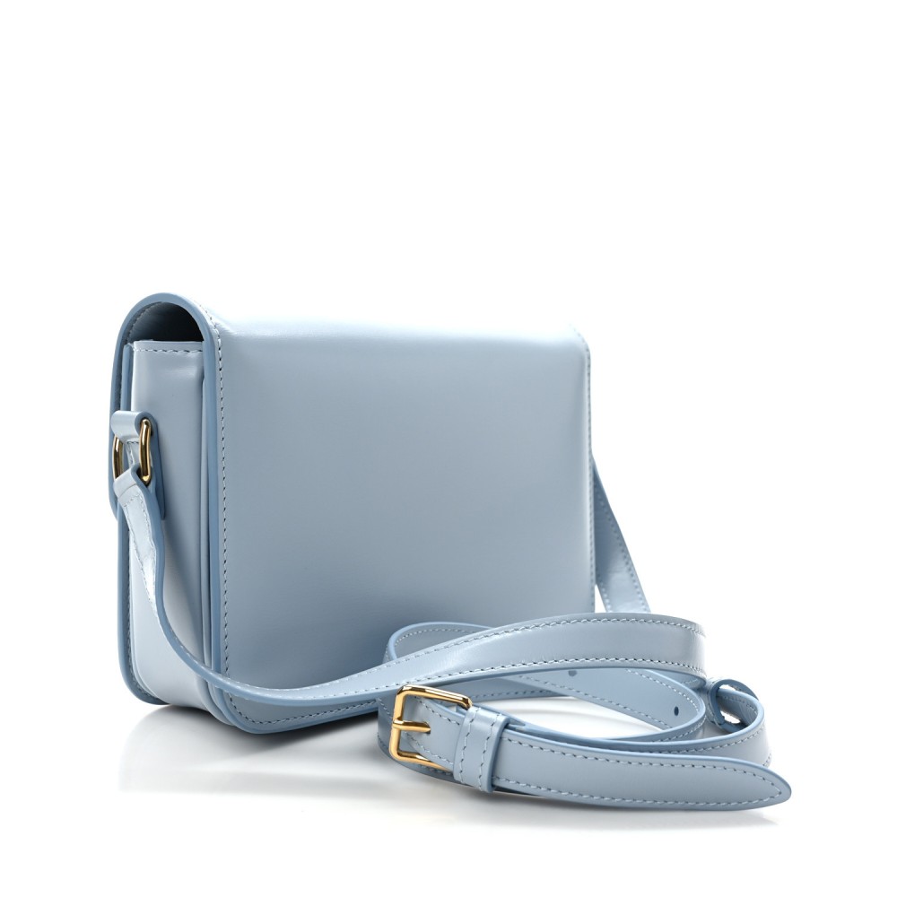 Shiny Calfskin Teen Triomphe Ice Blue