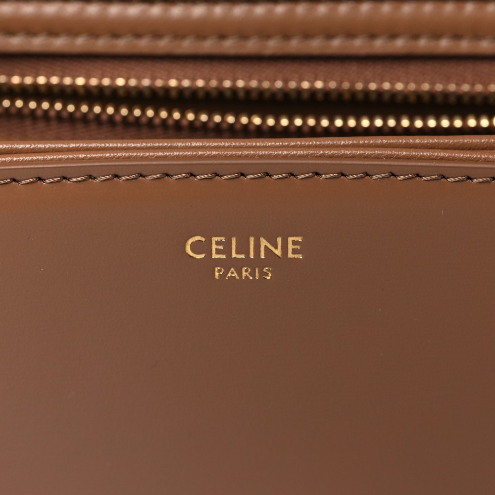 Shiny Calfskin Teen Triomphe Bronze