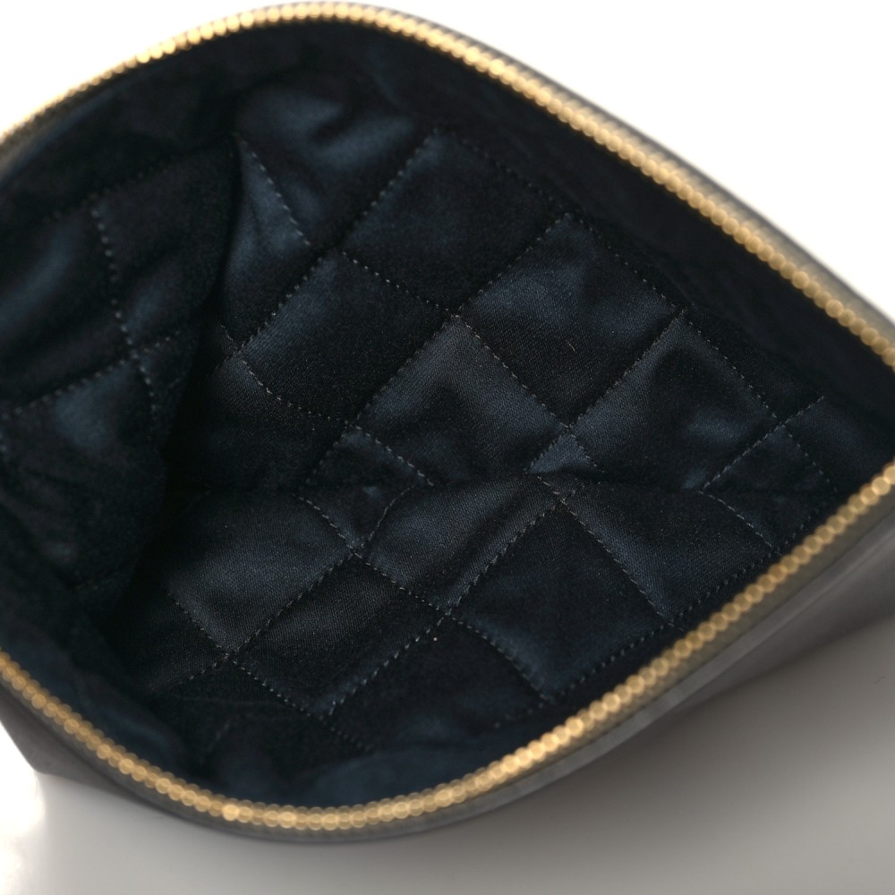 Metallic Calfskin Quilted Small Chanel 22 Ruthenium