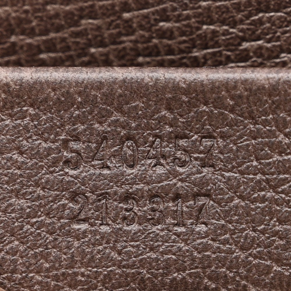 GG Supreme Monogram Web Ophidia Bucket Bag Brown