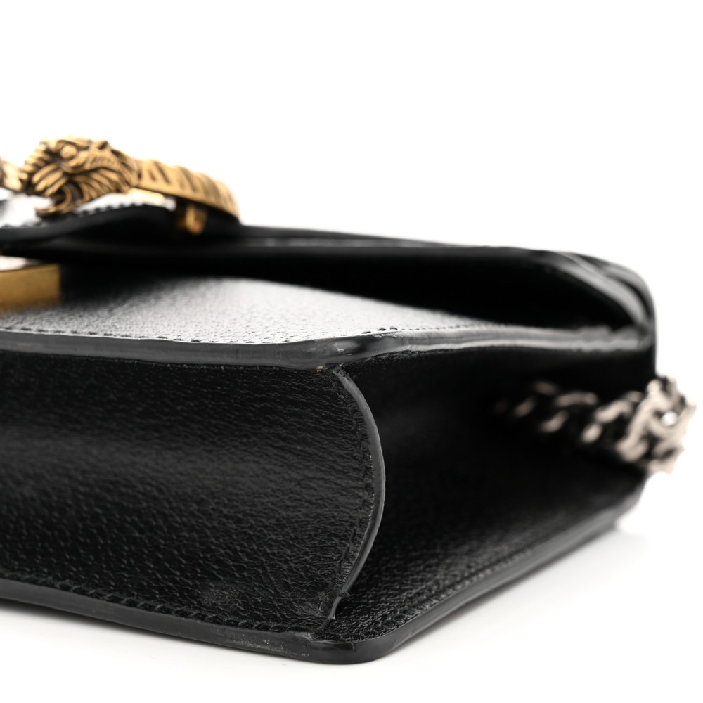 Calfskin Web Mini Dionysus Shoulder Bag Black