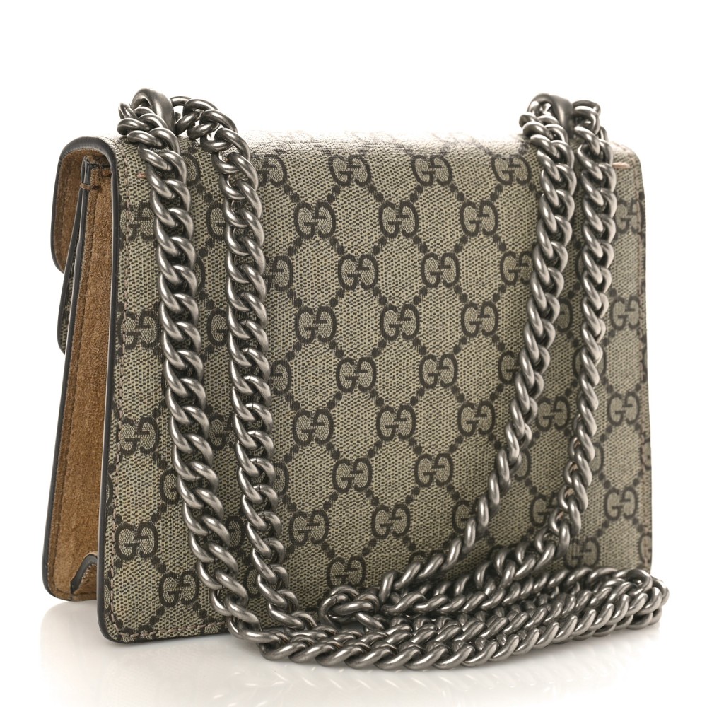 GG Supreme Monogram Mini Dionysus Shoulder Bag Taupe