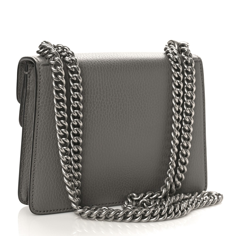 Calfskin Mini Dionysus Shoulder Bag Dusty Grey