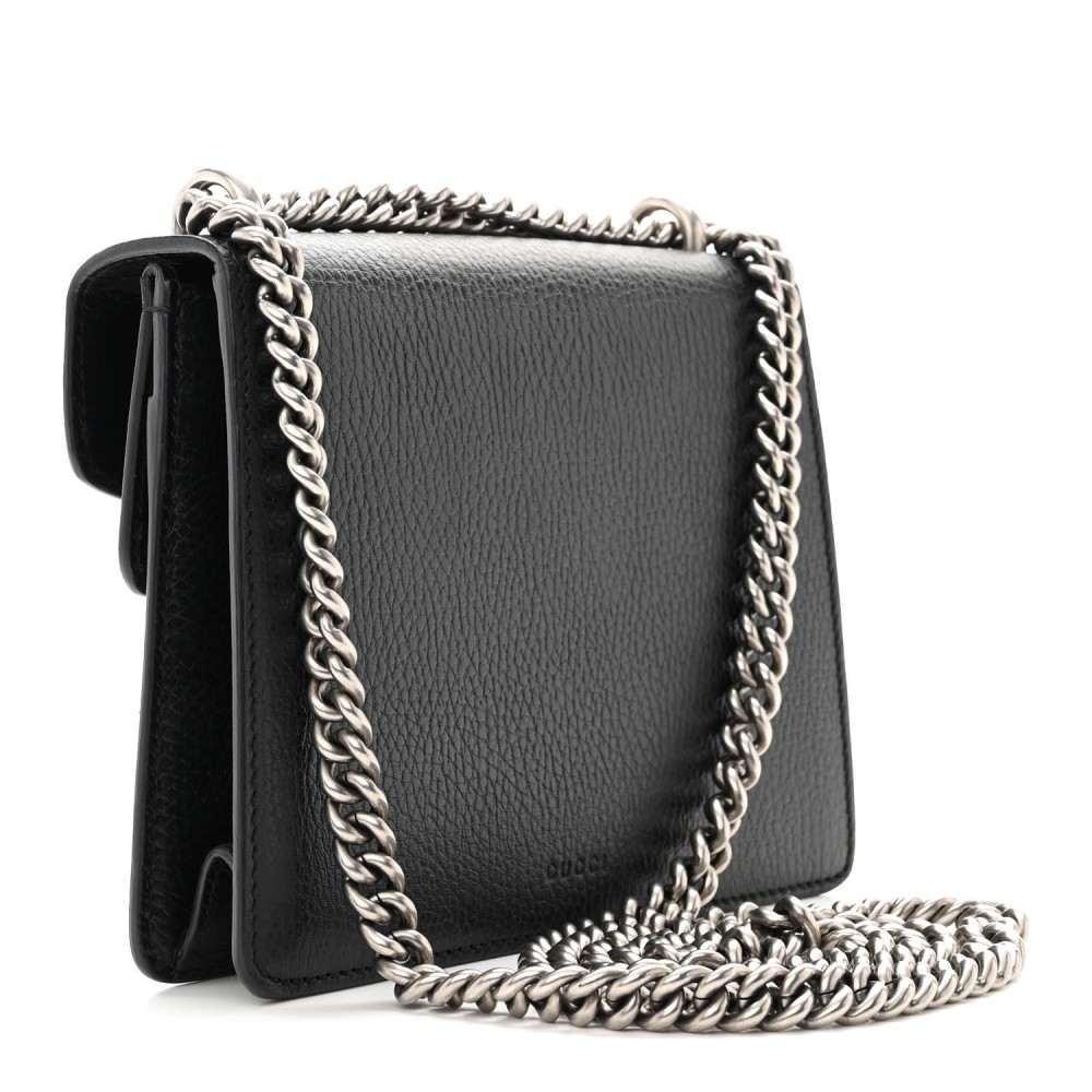 Calfskin Mini Dionysus Shoulder Bag Black