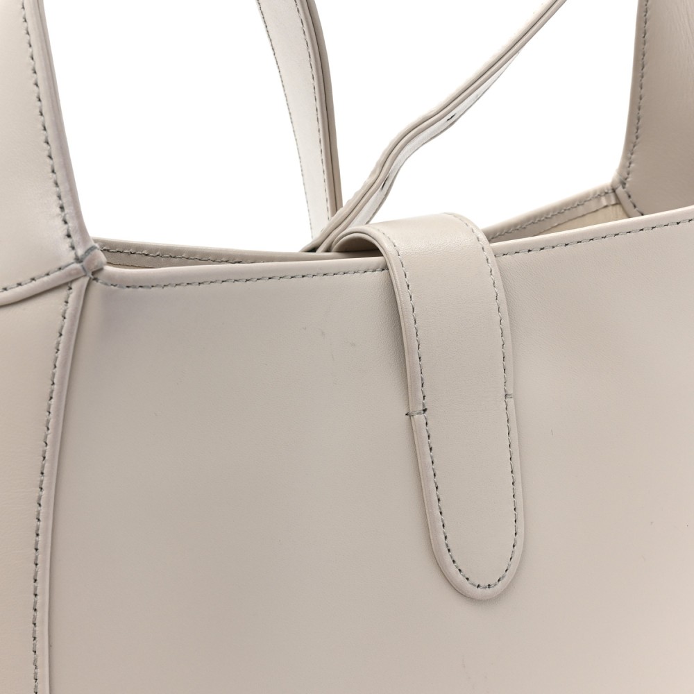 Ancora Calfskin Web Small Jackie Hobo Light Grey