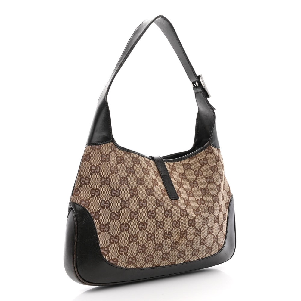 Monogram Web Jackie O Hobo Dark Brown