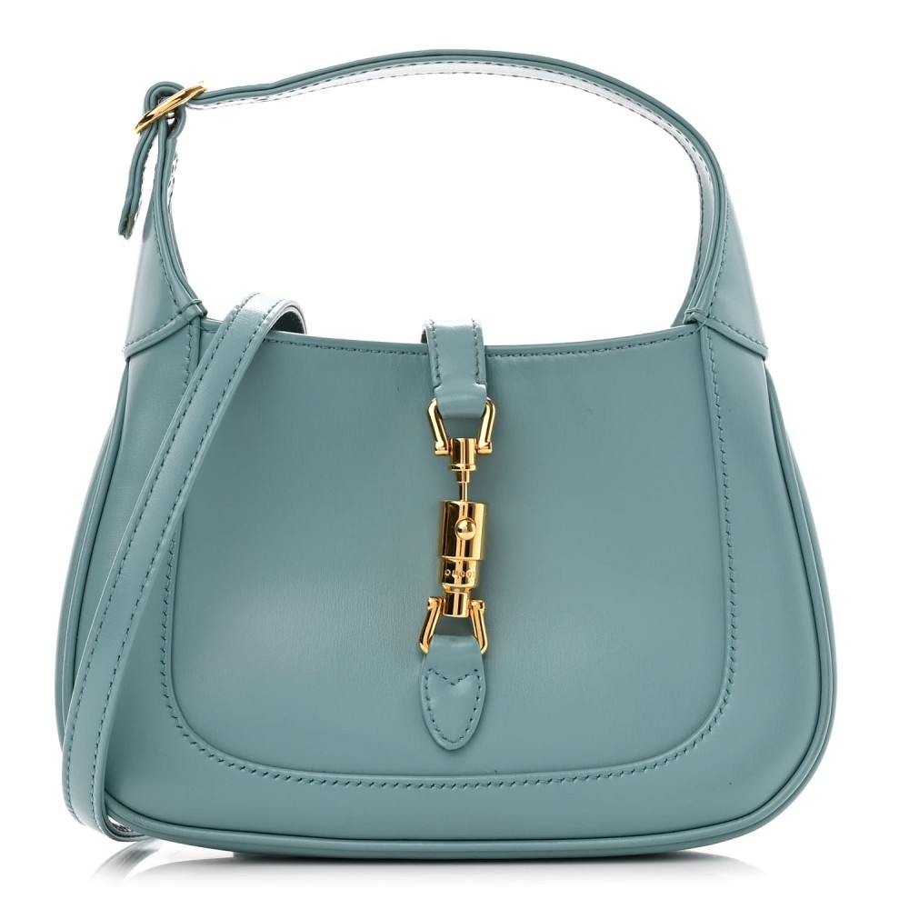 Boarded Dyana Lux Calfskin Mini Jackie 1961 Hobo Dusty Azure