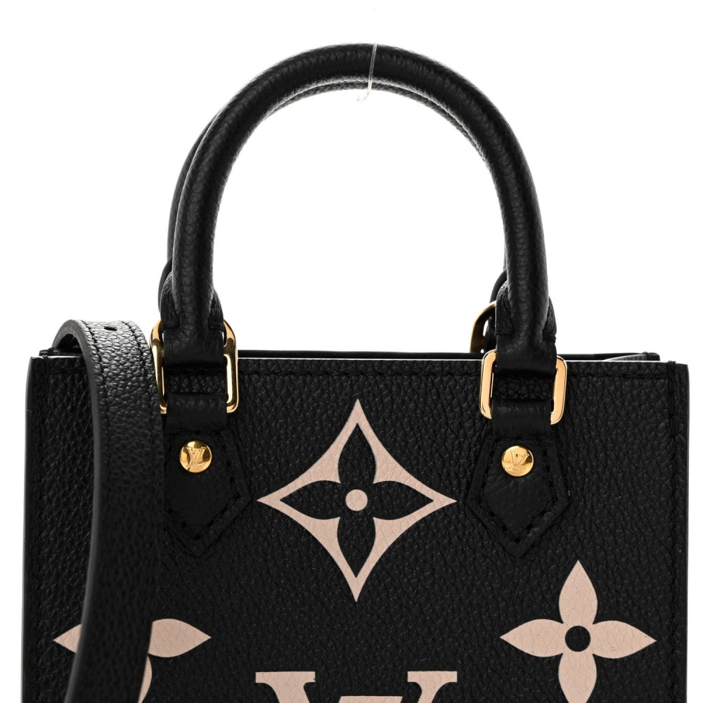 Empreinte Monogram Giant Petit Sac Plat Black Beige