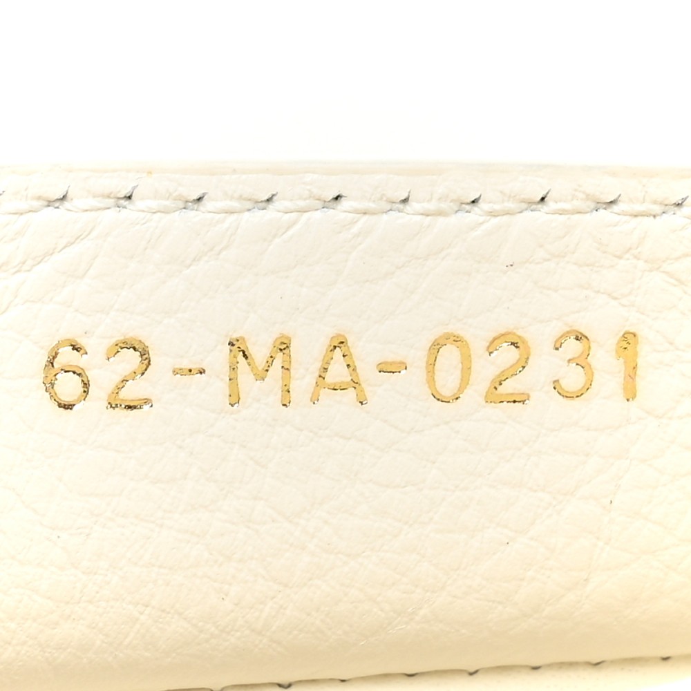 Calfskin Cannage Small Caro Bag Ivory