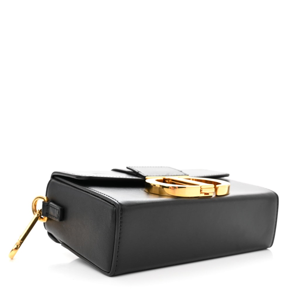 Box Calfskin 30 Montaigne Box Bag Black