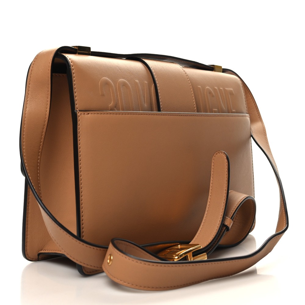 Smooth Calfskin 30 Montaigne Flap Bag Brown