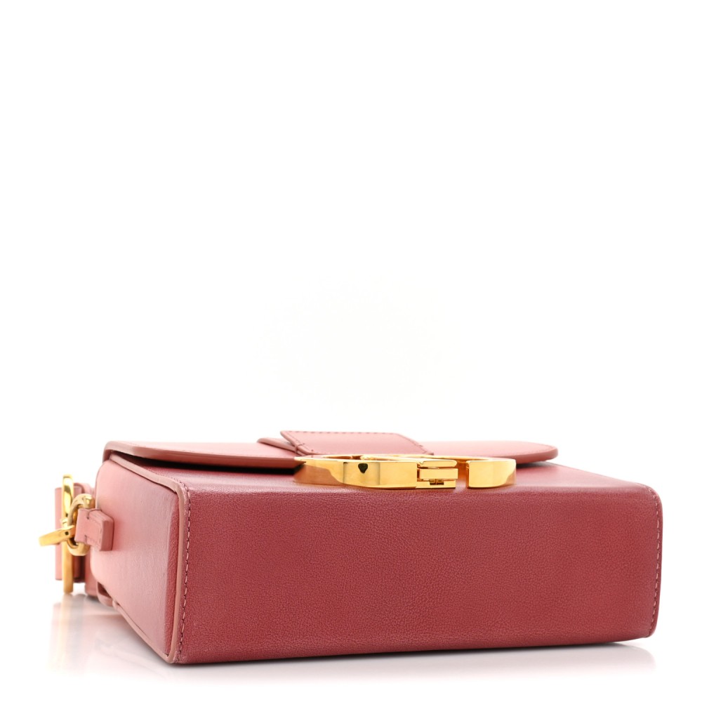 Gradient Smooth Calfskin Gradient 30 Montaigne Box Bag Rose Multicolor