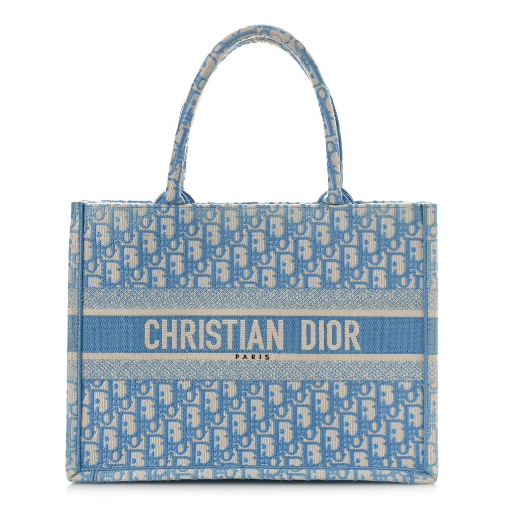 Oblique Medium Book Tote Light Blue