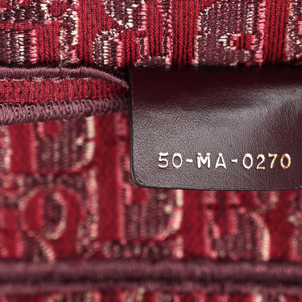 Velvet Oblique Saddle Bag Burgundy