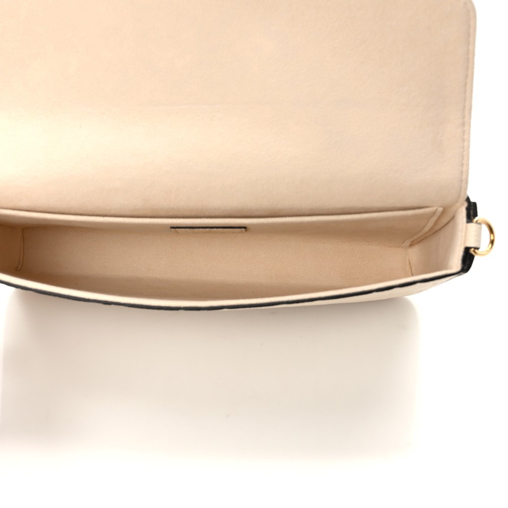 Empreinte Pochette Felicie Chain Wallet Cream