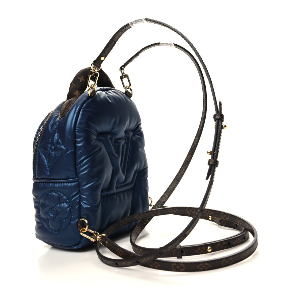 Econyl Mini Monogram Pillow Palm Springs Backpack Mini Navy