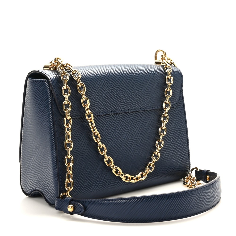 Epi Twist Shoulder Bag MM Indigo