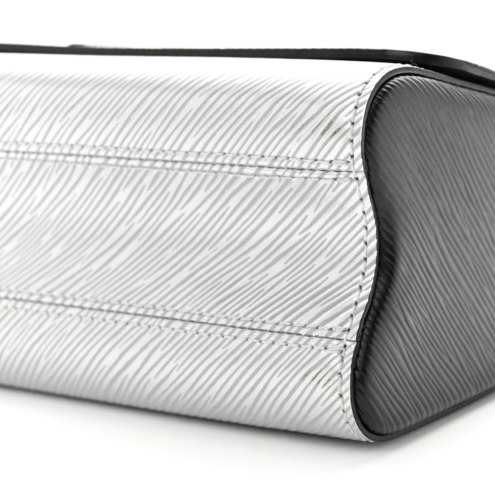 Epi Twist Shoulder Bag MM Argent