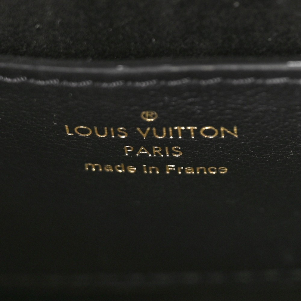 Calfskin Since 1854 Embroidered Twist MM Black