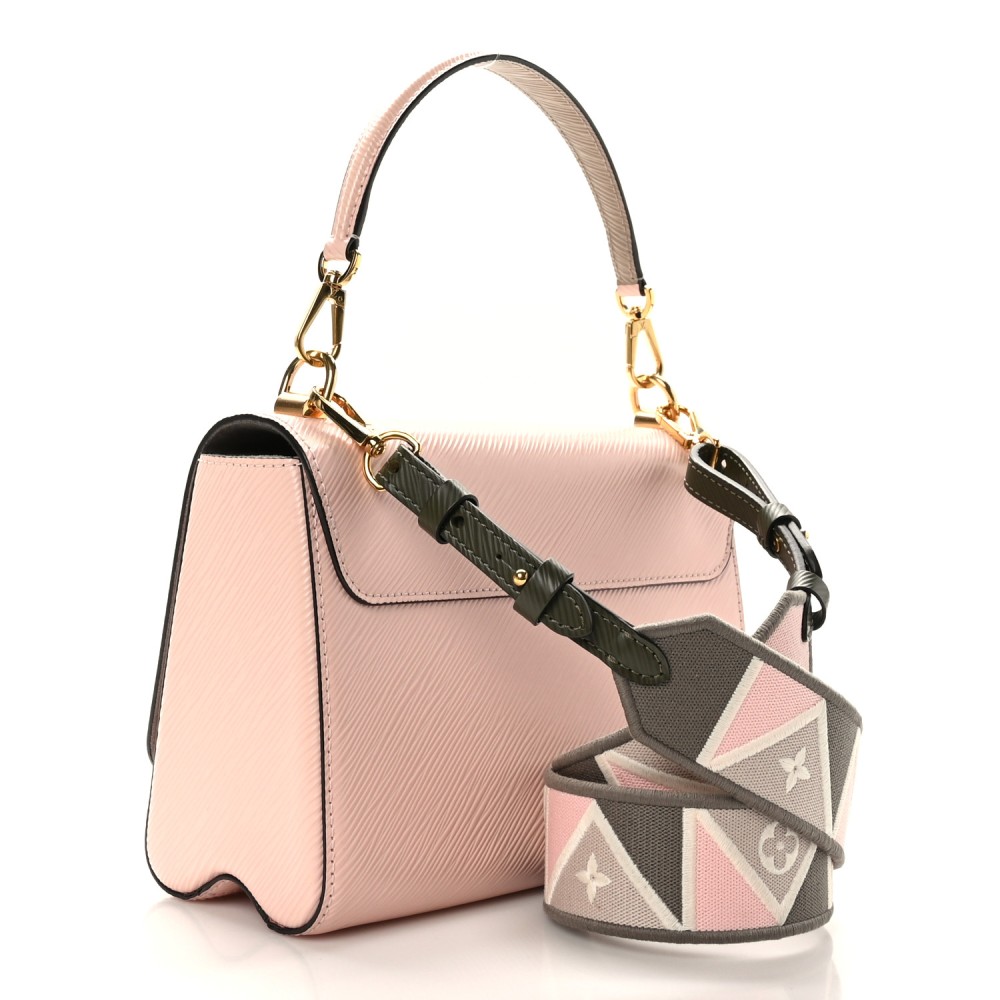 Epi Twist Shoulder Bag MM Rose Jasmine