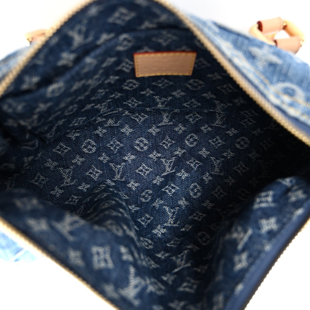 Monogram Denim Papillon Denim Blue