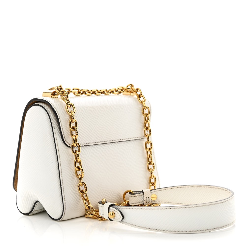 Epi Twist Shoulder Bag PM White