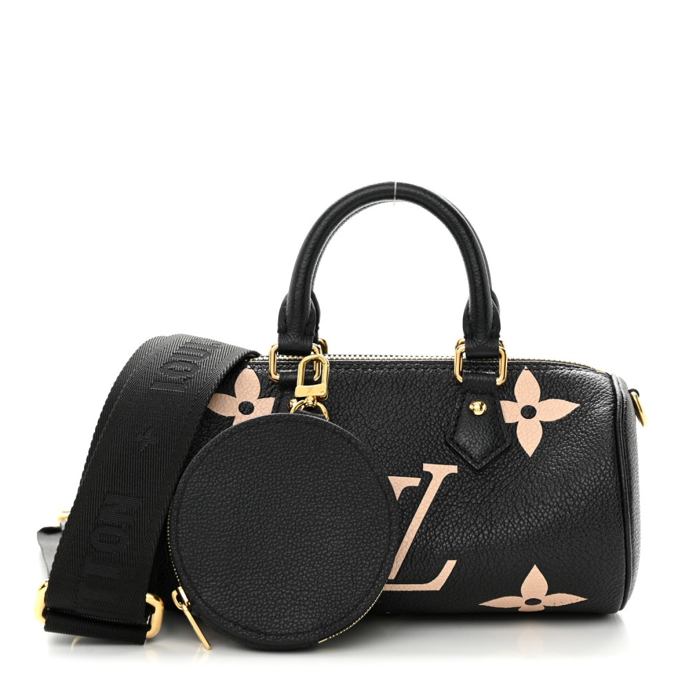 Empreinte Monogram Giant Papillon BB Black Beige