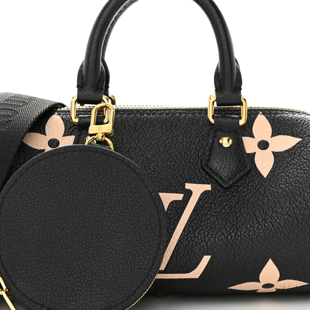 Empreinte Monogram Giant Papillon BB Black Beige