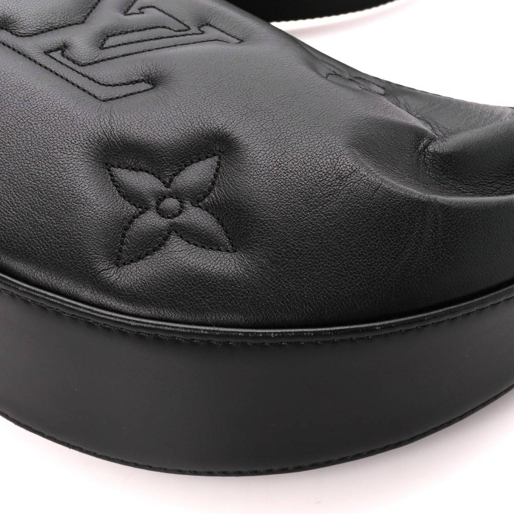 Calfskin Bubblegram Over The Moon Black