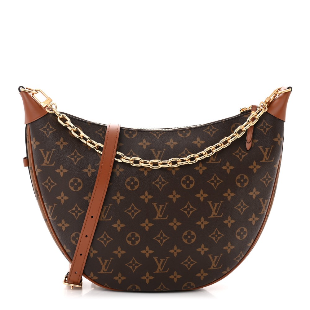 Reverse Monogram Loop Hobo