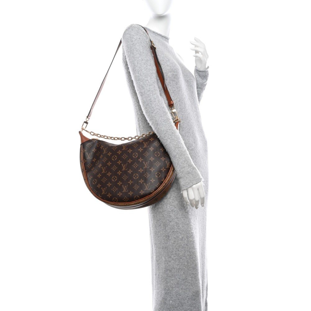 Reverse Monogram Loop Hobo