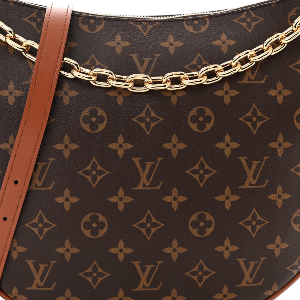 Reverse Monogram Loop Hobo