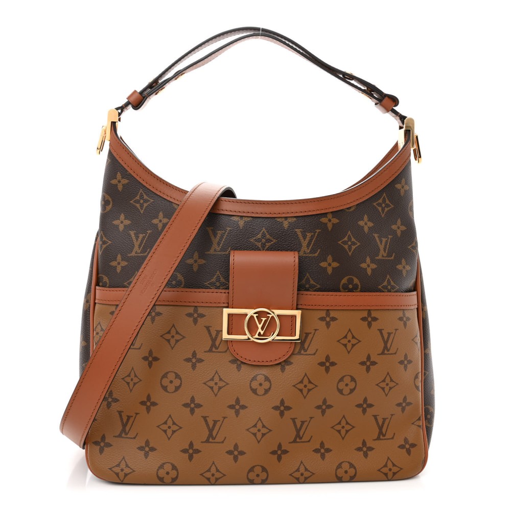 Reverse Monogram Dauphine Hobo MM