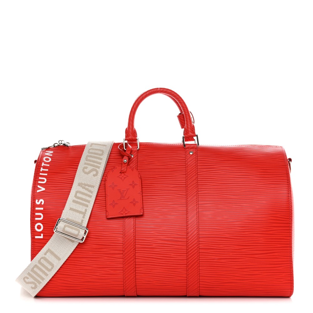 Epi Keepall Bandouliere 50 Vermillion Red