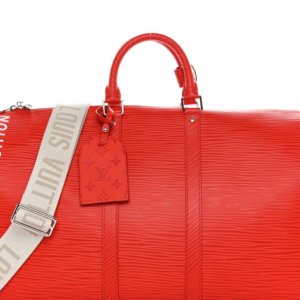 Epi Keepall Bandouliere 50 Vermillion Red