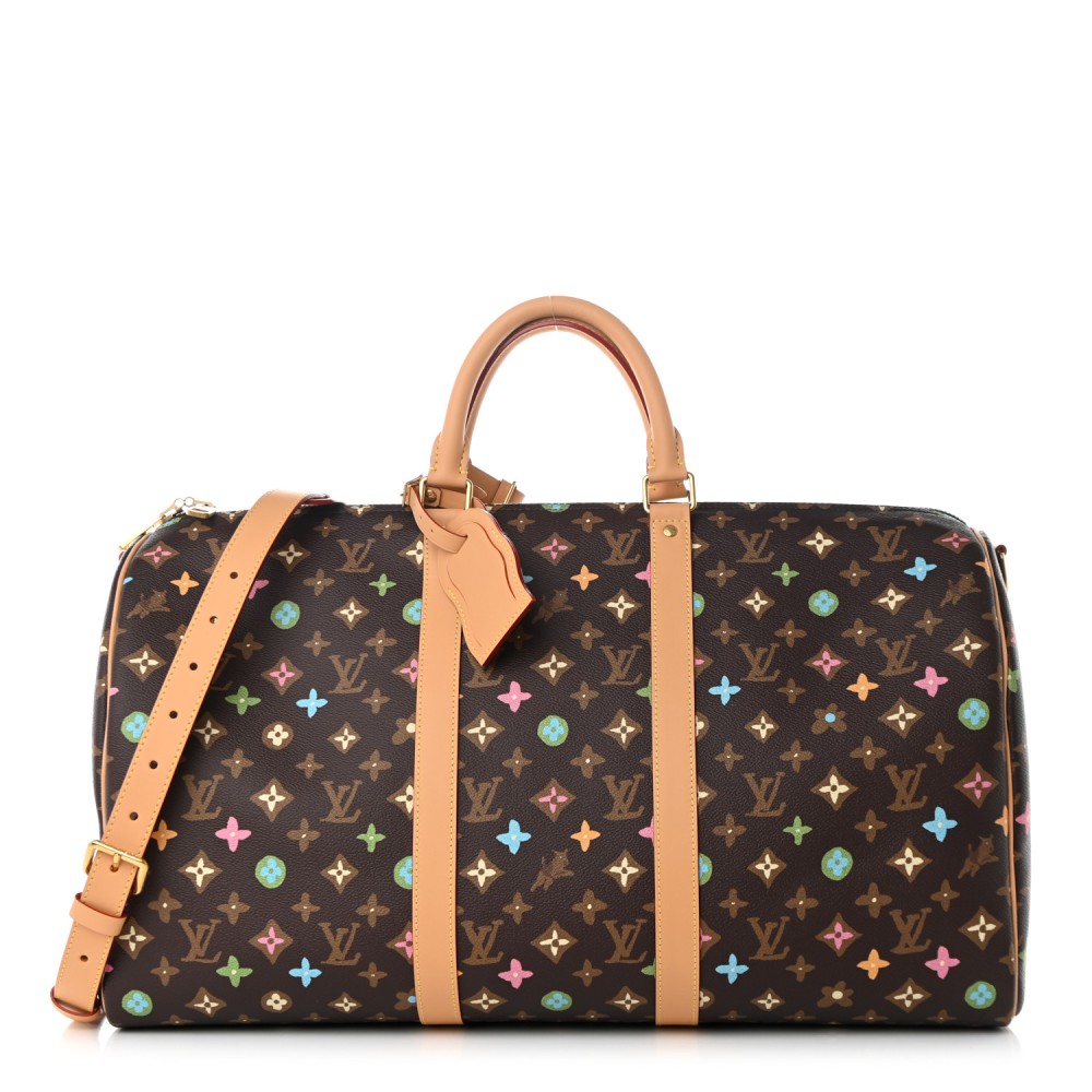 Monogram Craggy Keepall Bandouliere 50 Chocolate