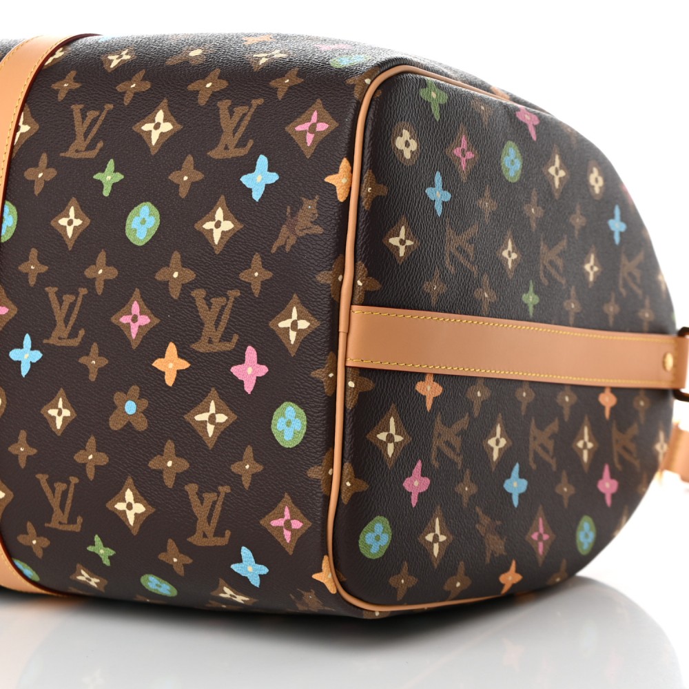 Monogram Craggy Keepall Bandouliere 50 Chocolate