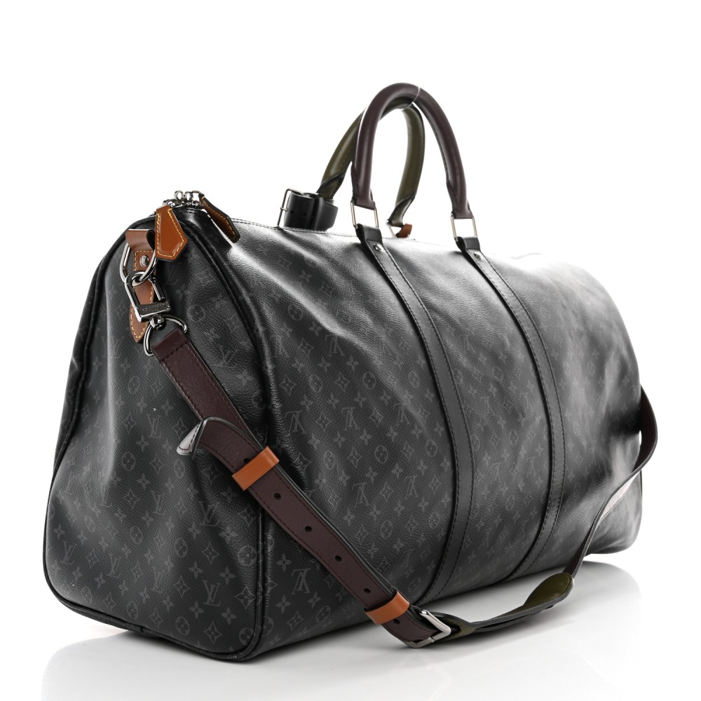 Monogram Eclipse Patchwork Keepall Bandouliere 50