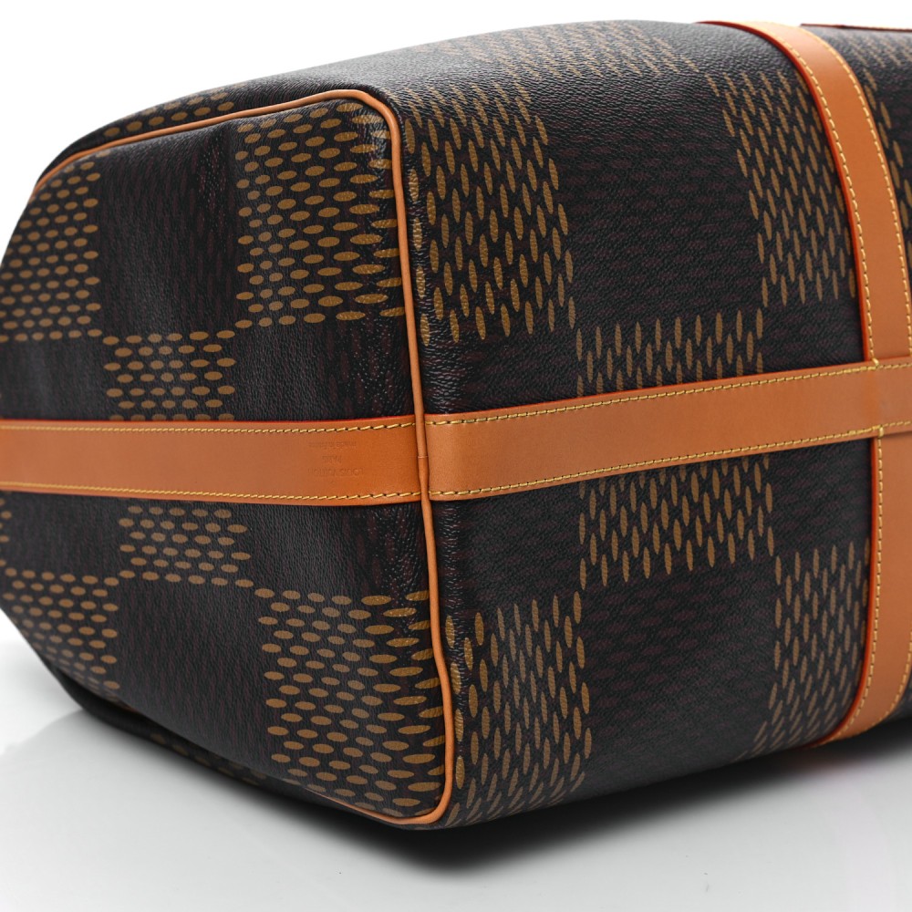 x Nigo Giant Damier Ebene Monogram Keepall Bandouliere 50