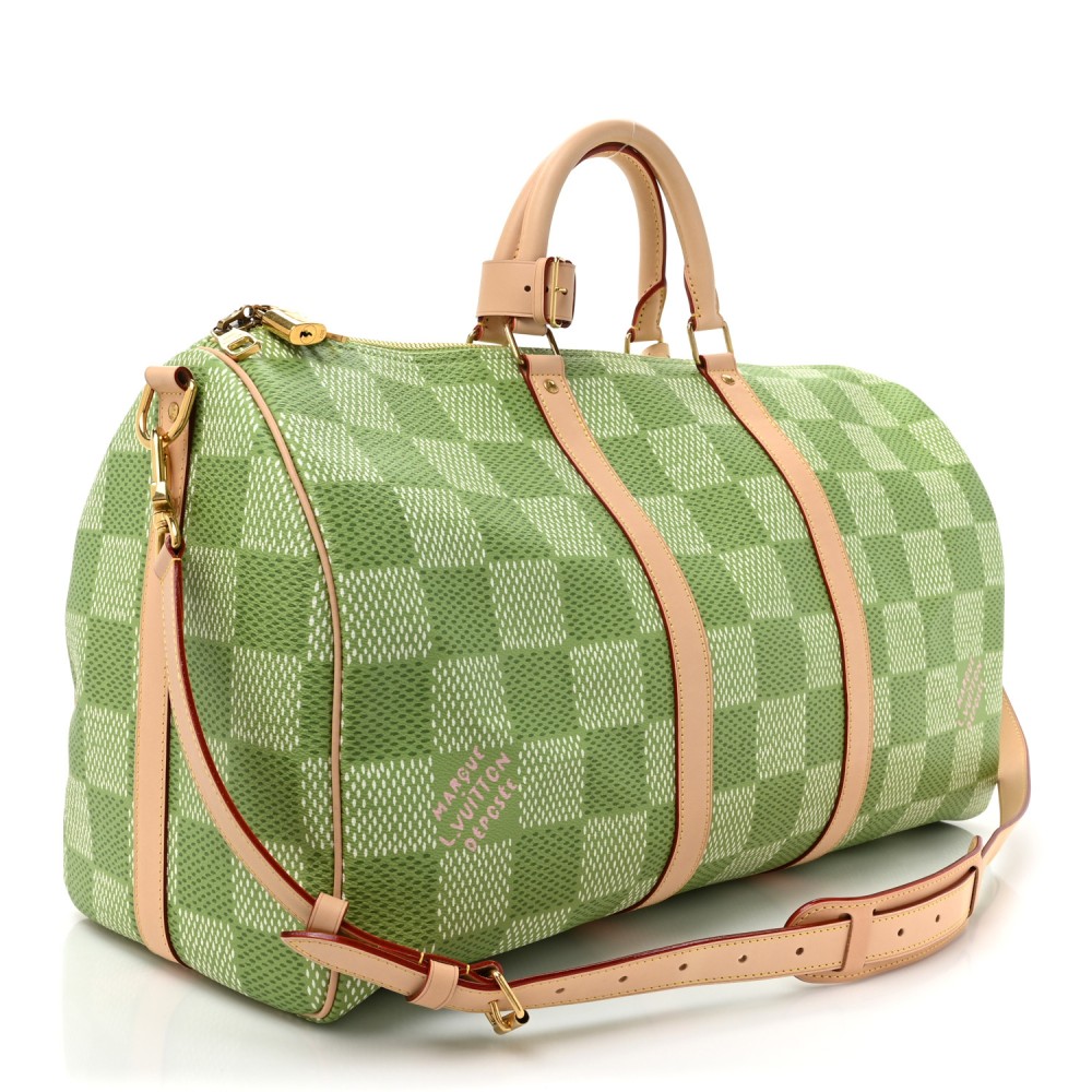 Damier Golf Keepall Bandouliere 50 Green