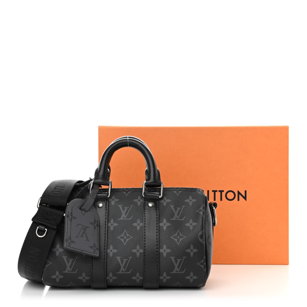 Reverse Monogram Eclipse Keepall Bandouliere 25