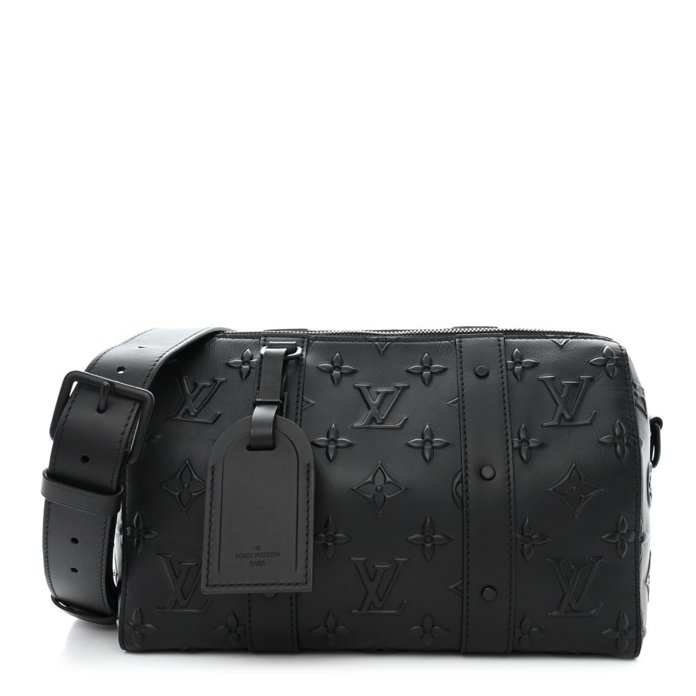 Monogram Seal City Keepall Black