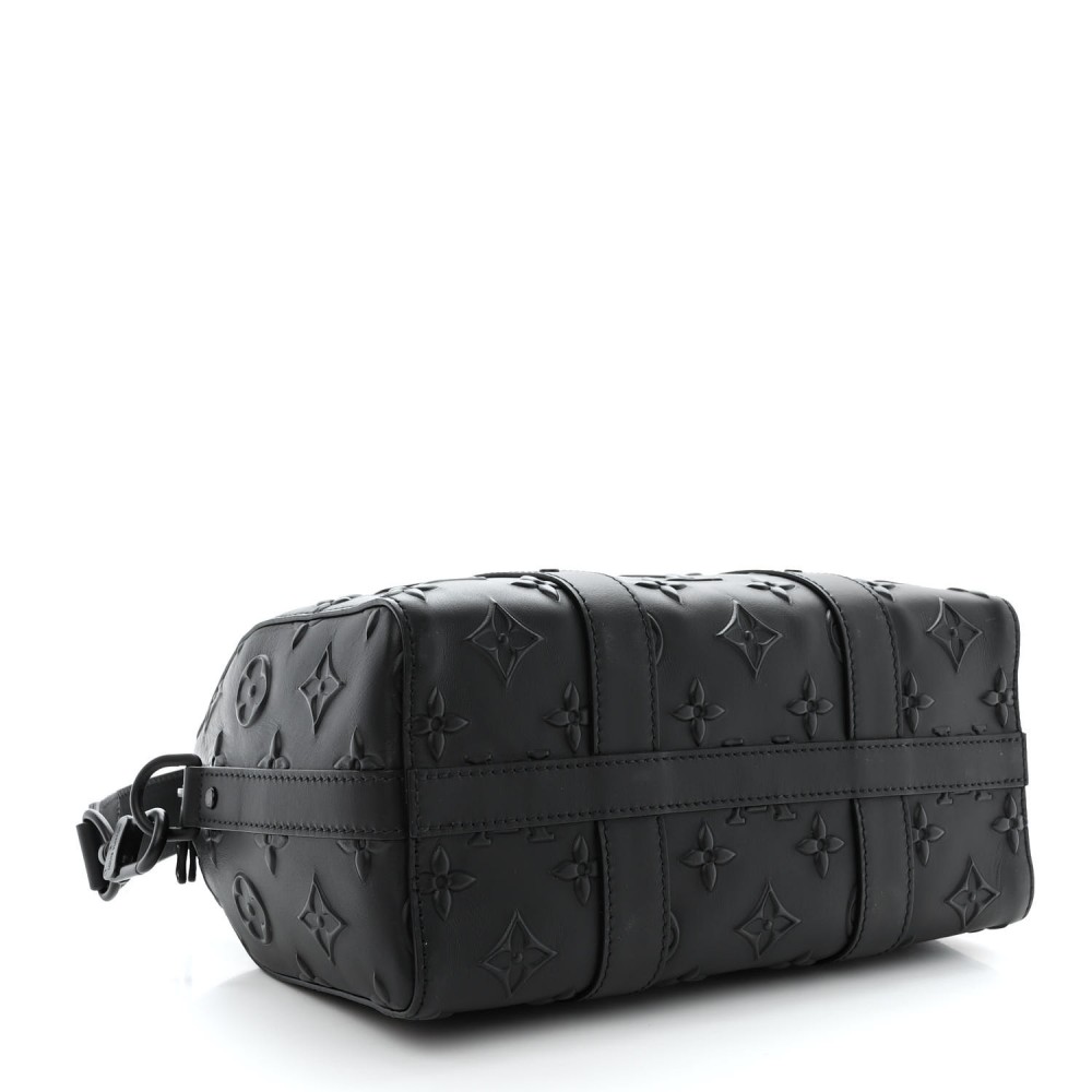 Monogram Seal City Keepall Black