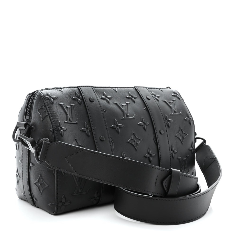 Monogram Seal City Keepall Black